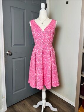 boden lara knitted dress Lace Insert Knitted Midi Dress-Forest Glade main image 1